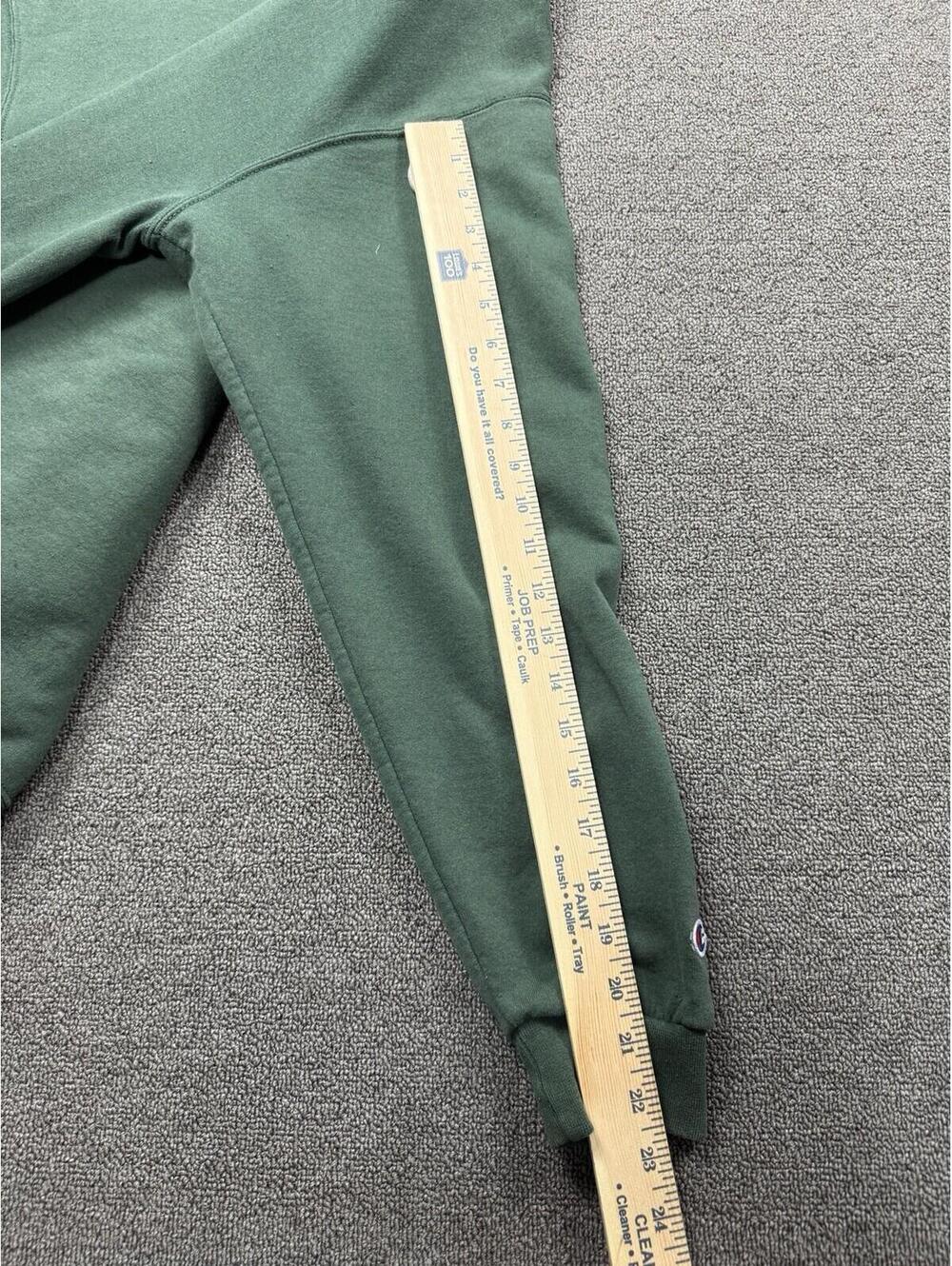 Vintage William & Mary University Green Champion Hoodie Mens Large Academia - Picture 5 of 6